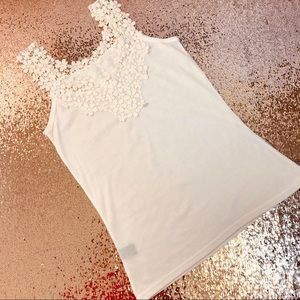COPY - Vanilla Daisy Lace Tank Top